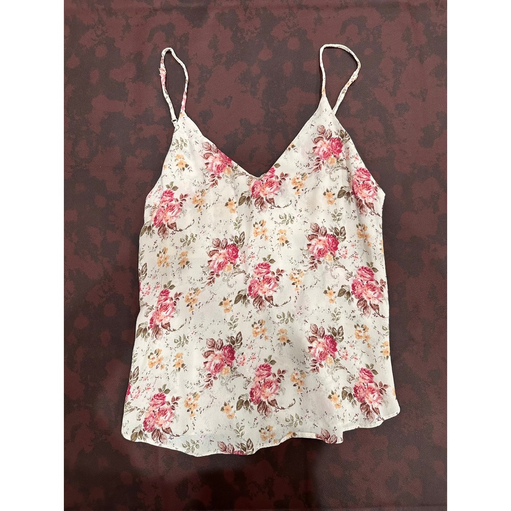 Reformation Whimsygoth Light Weight Rose Pattern Tank Top Women's‎ Small